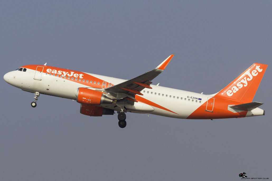G-EZON A320-214 6605 EasyJet Airline @ Aeroporto di Verona 18.02.2017  © Piti Spotter Club Verona
