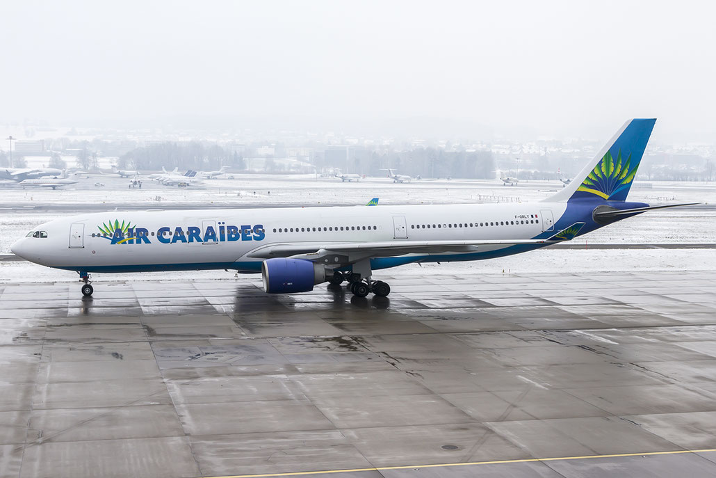F-ORLY A330-323E 758 Air Caraibes @ Zurich Airport 19.01.2016 © Piti Spotter Club Verona