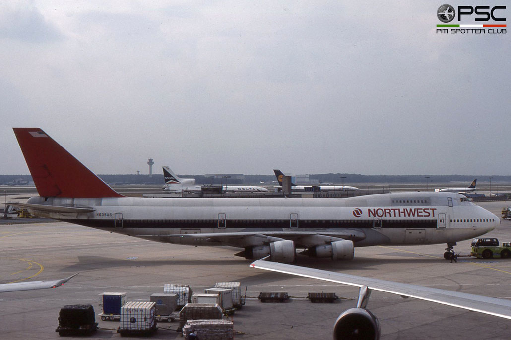 N605US B747-151 19782/62 Northwest Airlines © 2018 courtesy of Marco Ceschi - Piti Spotter Club Verona