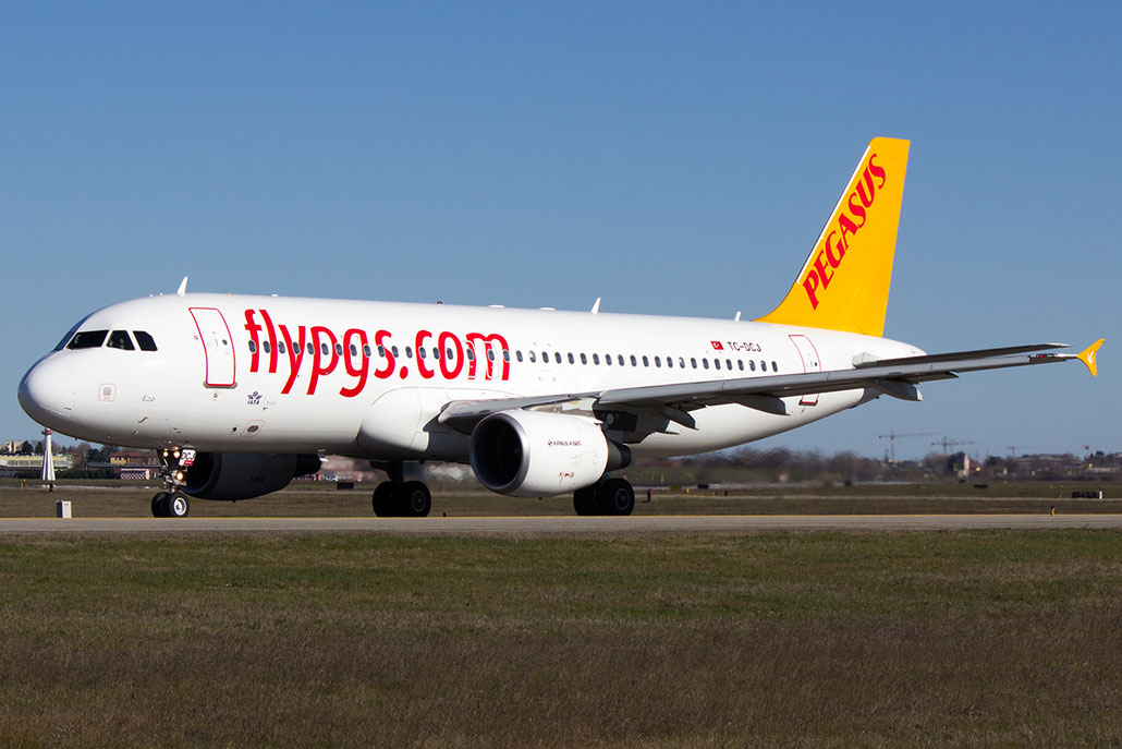 TC-DCJ A320-214 4175 Pegasus Airlines @ Bologna Airport 25.02.2017 © Piti Spotter Club Verona