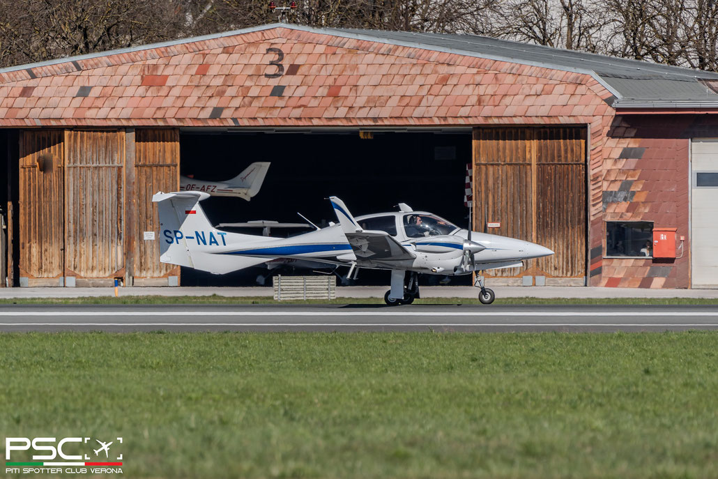 SP-NAT  Diamond DA-42-VI Twin Star · Serial #: 42.N376 - @ Innsbruck 03.2024 © Piti Spotter Club Verona