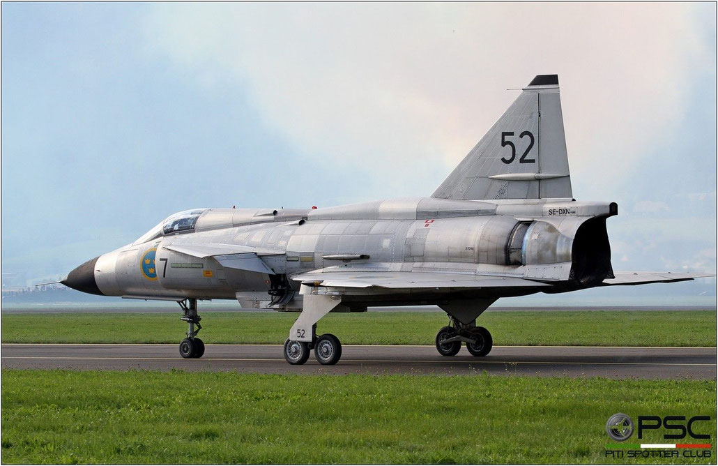 SE-DXN - SB37 - Saab 37 Viggen © Piti Spotter Club Verona 