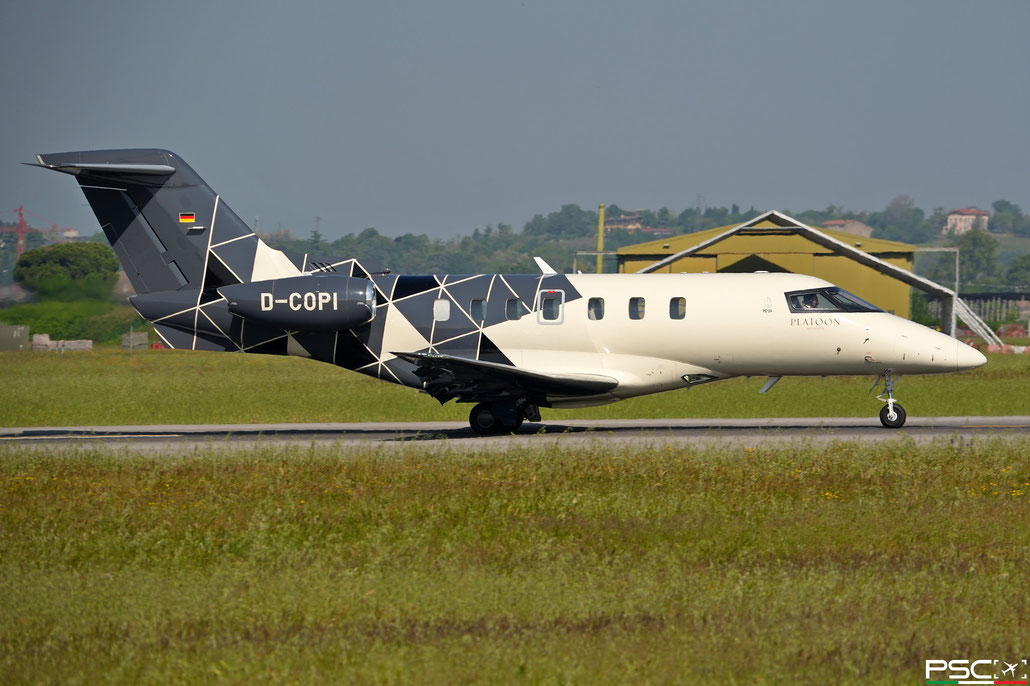 D-COPI Pilatus PC-24 306  FJ44-4A-QPM  Platoon Aviation 2022  @ Verona Villafranca 04 2026 © Piti Spotter Club Verona
