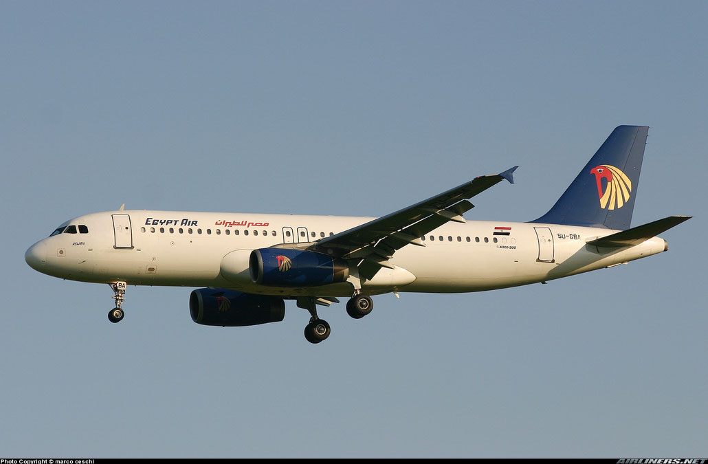 SU-GBA A320-231 165 Egypt Air @ Aeroporto di Verona © Piti Spotter Club Verona