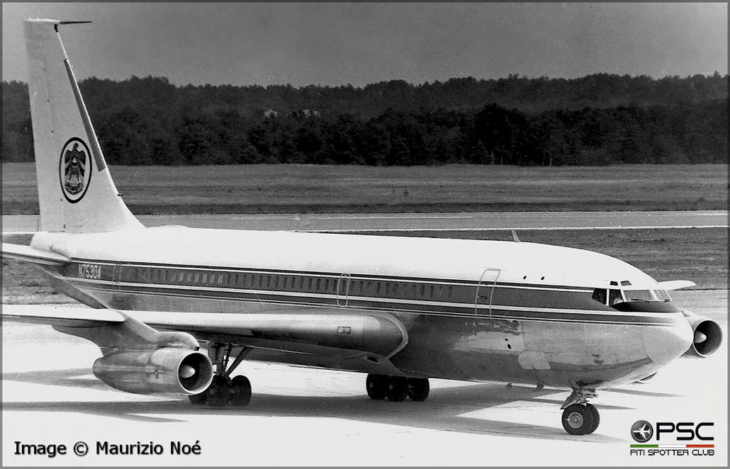 N7530A Boeing 720-023B 18016 150 JT3D-1 Dubai Government  1960  © collezione Maurizio Noè p.g.c. - Piti Spotter Club Verona