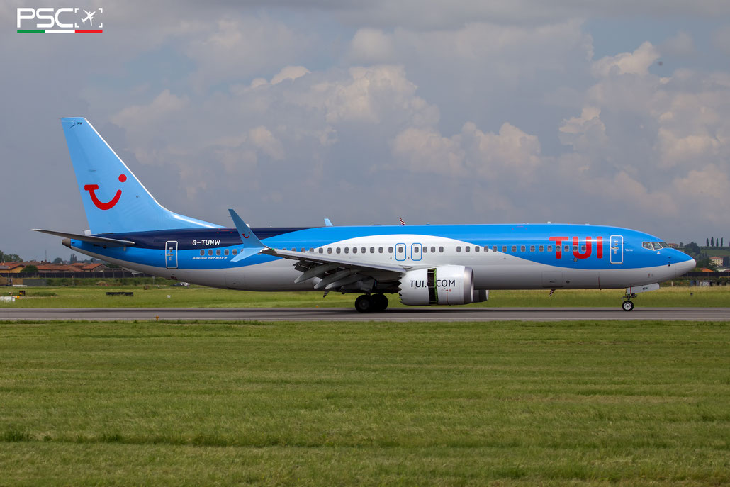 G-TUMW Boeing 737-8 MAX 44615 8237 LEAP 1B  TUI Airways 2022 @ Aeroporto di Verona 05 2024 © Piti Spotter Club Verona