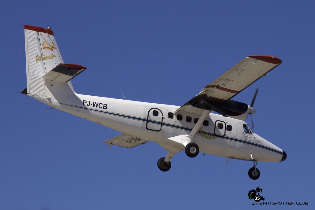 PJ-WCB DHC-6-300 793 Winair - Windward Islands Airways @ Sint Maarten Airport 05.03.2016 © Piti Spotter Club Verona