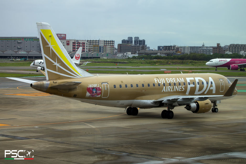 JA09FJ Embraer ERJ 175 STD 17000464  CF34-8E5  FDA Fuji Dream Airlines 2015  @ Fukuoka 06.2024 © Piti Spotter Club Verona