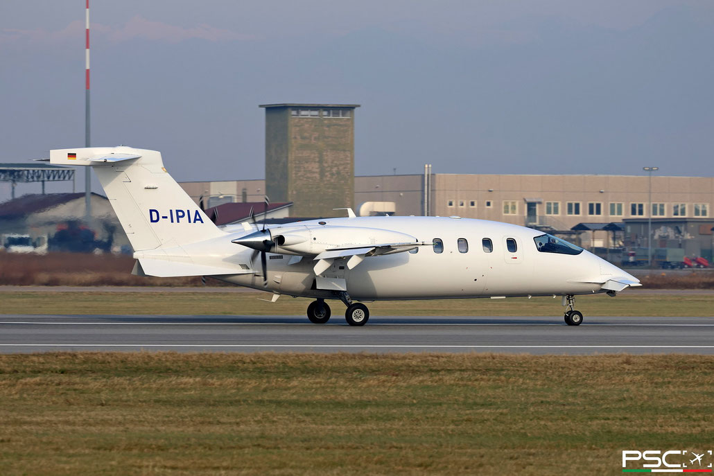 D-IPIA Piaggio P-180 Avanti II 1156  PT6A-66B   2008  @ Verona Villafranca 12 2025 © Piti Spotter Club Verona