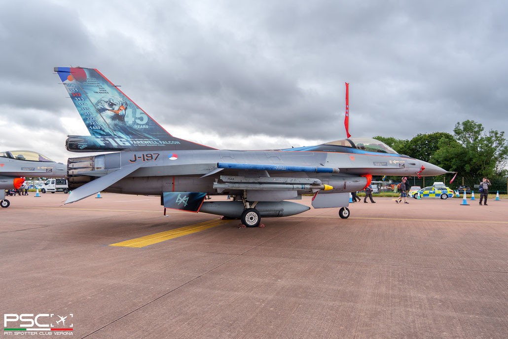 J-197  F-16AM 6D-104 Volkel @ RIAT 2024 © Piti Spotter Club Verona