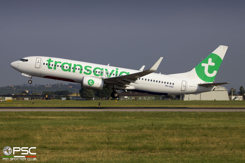 PH-HXD B737-8K2 61791/5930 Transavia Airlines @ Aeroporto di Verona 28.07.2018  © Piti Spotter Club Verona