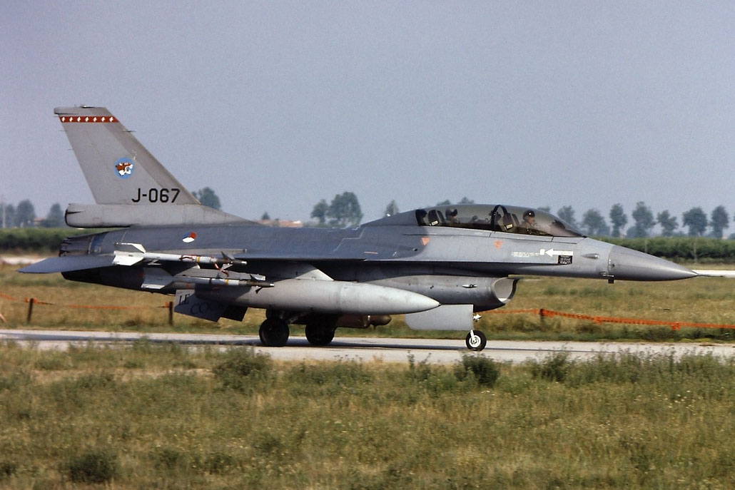 J-067  AZ  F-16BM  6E-36  148th FS @ Aeroporto di Verona   © Piti Spotter Club Verona