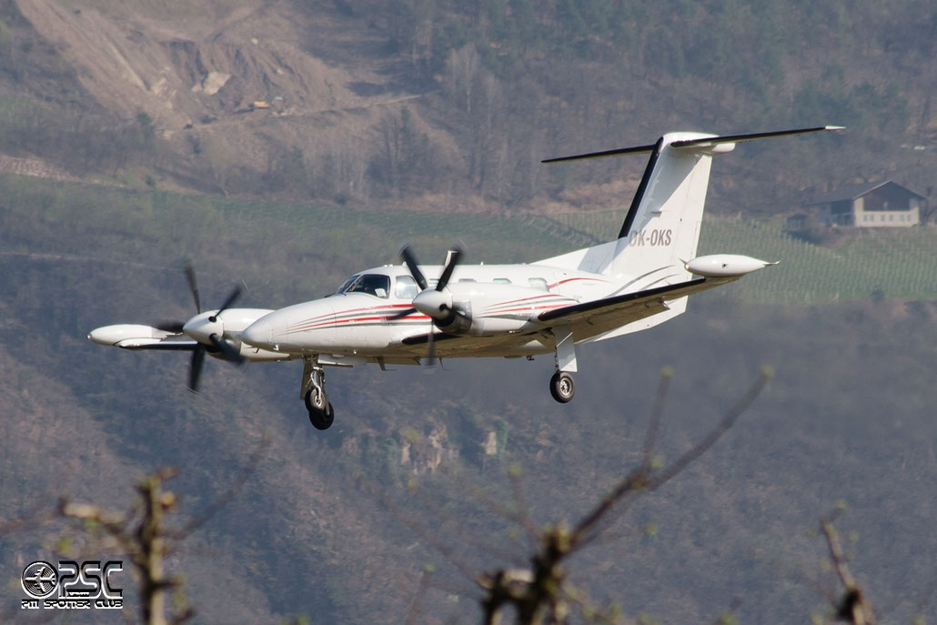 OK-OKS Piper PA-42-1000 Cheyenne 400 PAY4 42-5527022 L-Consult @ Aeroporto di Bolzano © Piti Spotter Club Verona