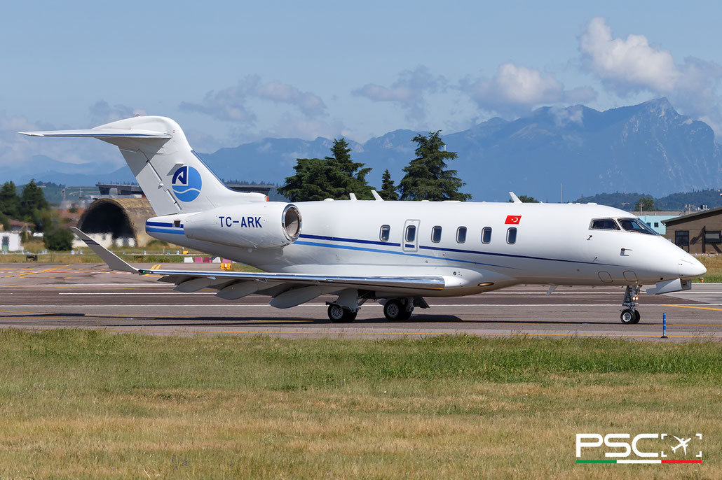 TC-ARK Bombardier Challenger 3500 20981  AS907-2-1A   2024 @ Aeroporto di Verona 07 2025 © Piti Spotter Club Verona