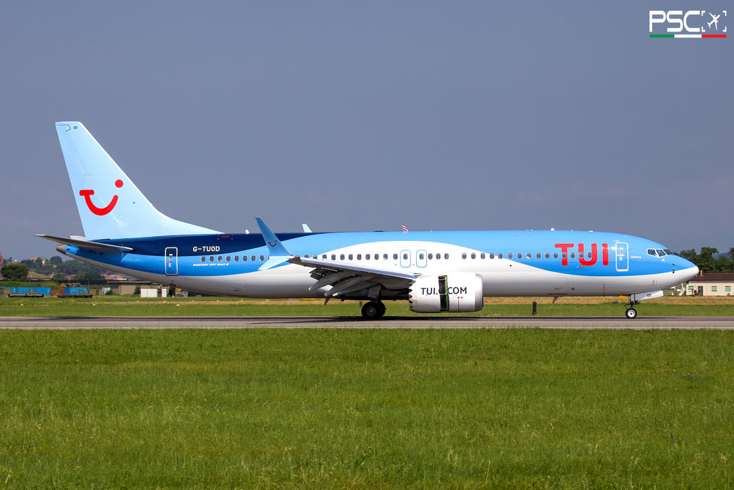 G-TUOD Boeing 737-8 MAX 44662 8709 LEAP-1B Salzburg TUI Airways 2023 @ Aeroporto di Verona 06 2024 © Piti Spotter Club Verona