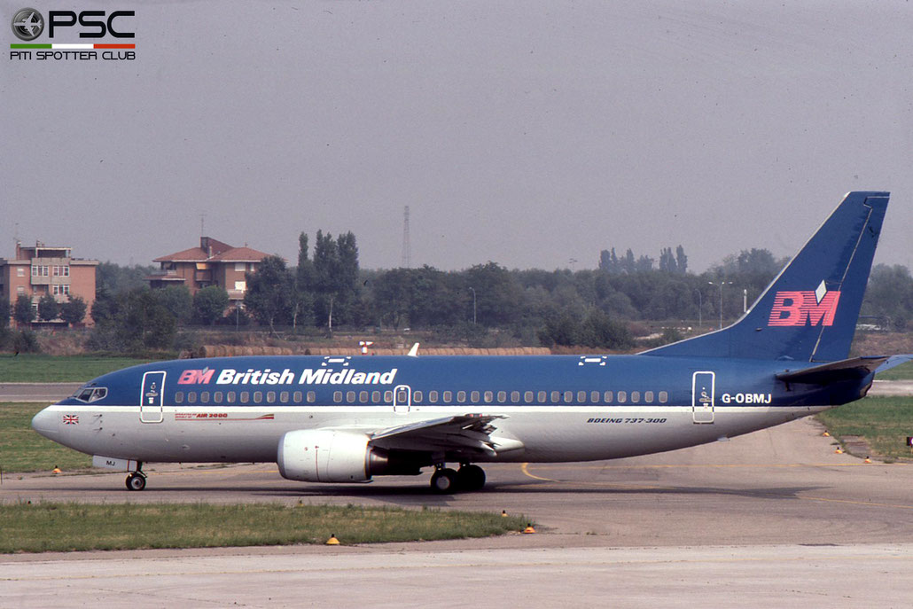 G-OBMJ B737-33A 24461/1833 BMA - British Midland Airways © 2018 courtesy of Marco Ceschi - Piti Spotter Club Verona