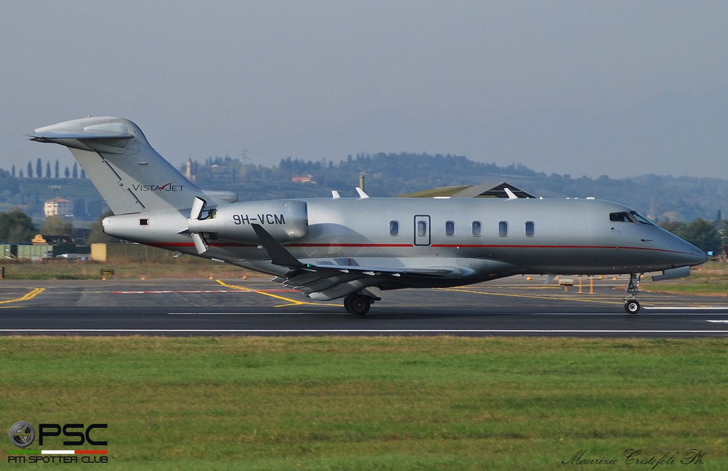 9H-VCM  CL-350  20624  VistaJet Malta  @ Aeroporto di Verona 11.2021 © Piti Spotter Club Verona