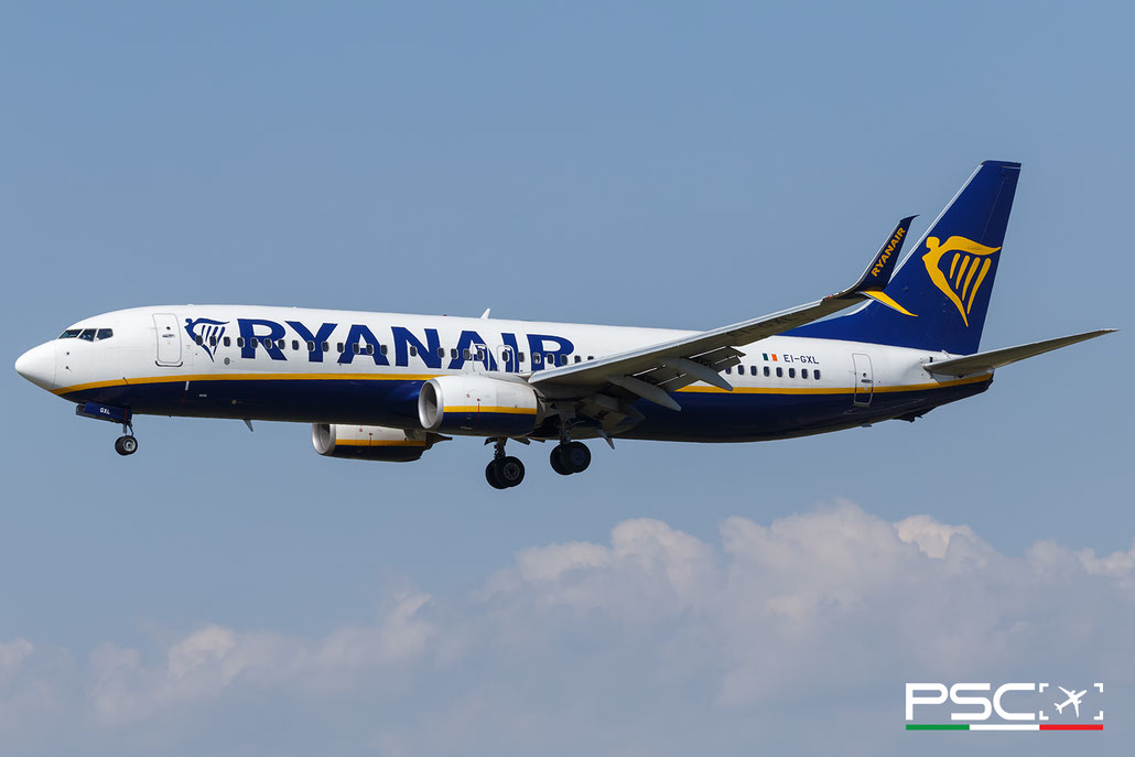 EI-GXL Boeing 737-800 44857 7264 cfm56-7B  Ryanair 2018  @ Barcellona BCN 09 2025 © Piti Spotter Club Verona