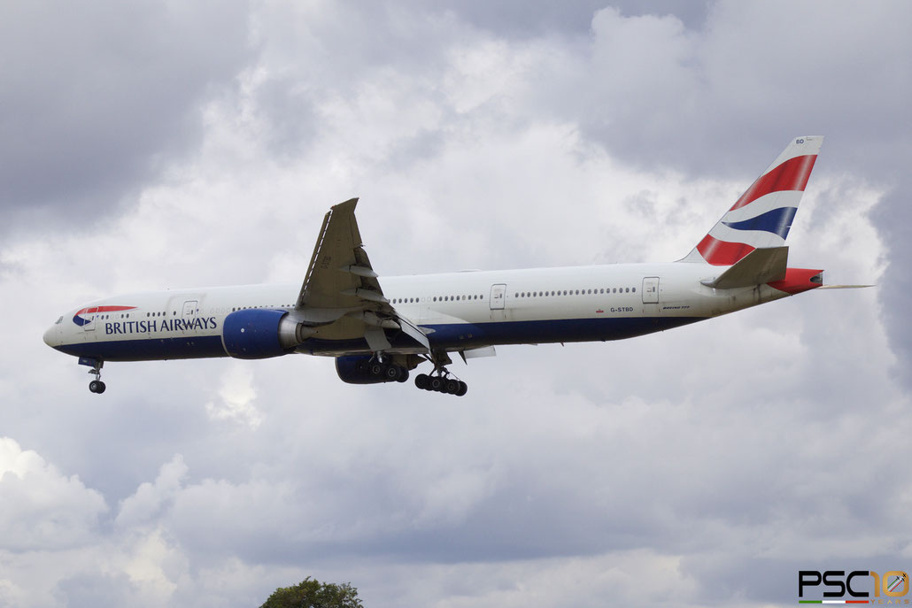 G-STBD  B777-36NER  38695/968  British Airways  @ London Heathrow ©  2022 Piti Spotter Club Verona