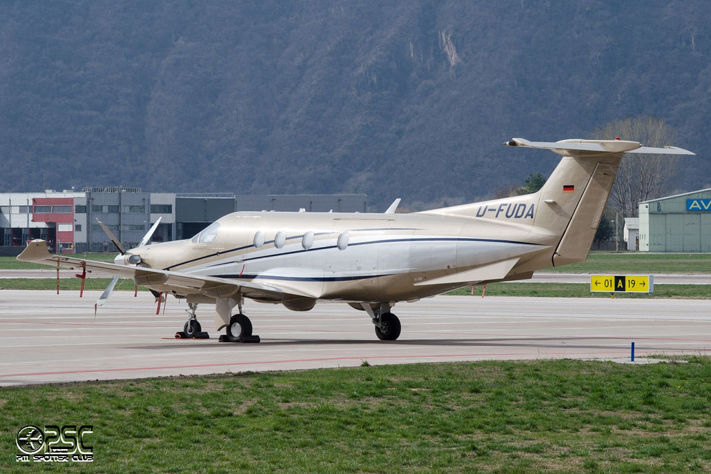 D-FUDA PC-12/47E 1016 @ Aeroporto di Bolzano © Piti Spotter Club Verona