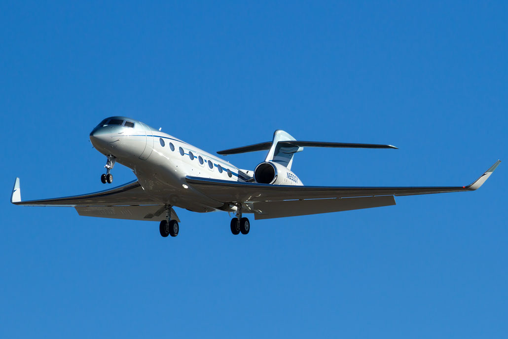 N650GY G650ER 6144 Bank of Utah @ Bologna Airport 14.02.2016 © Piti Spotter Club Verona