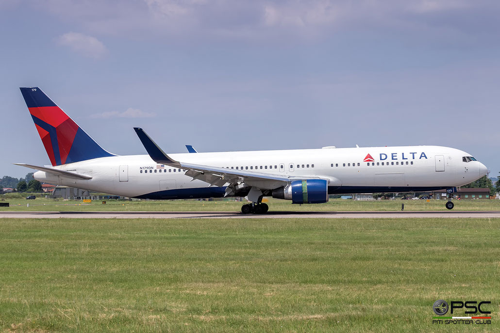 N179DN Boeing 767-332ER 25144 350 PW4060 179 Delta Air Lines 1991 @ Aeroporto di Verona 04 2020 © Piti Spotter Club Verona