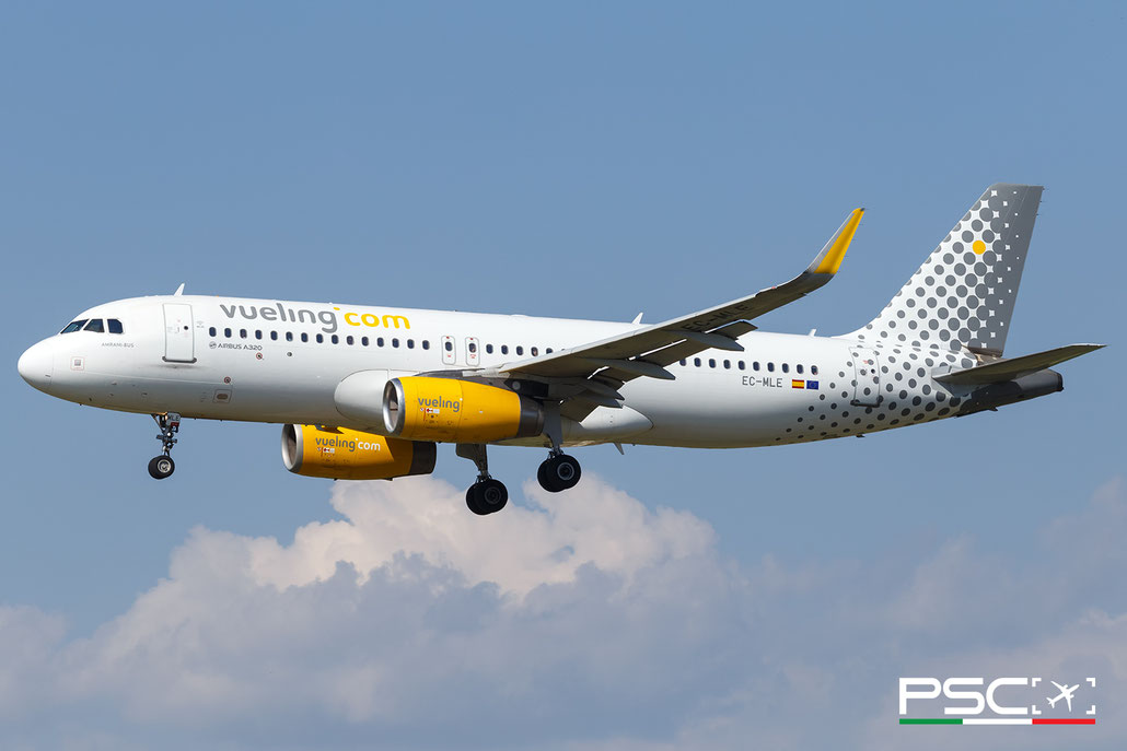EC-MLE Airbus A320-232 sl 7109  V2527-A5 Amrani-bus Vueling 2016 @ Barcellona BCN 09 2025 © Piti Spotter Club Verona
