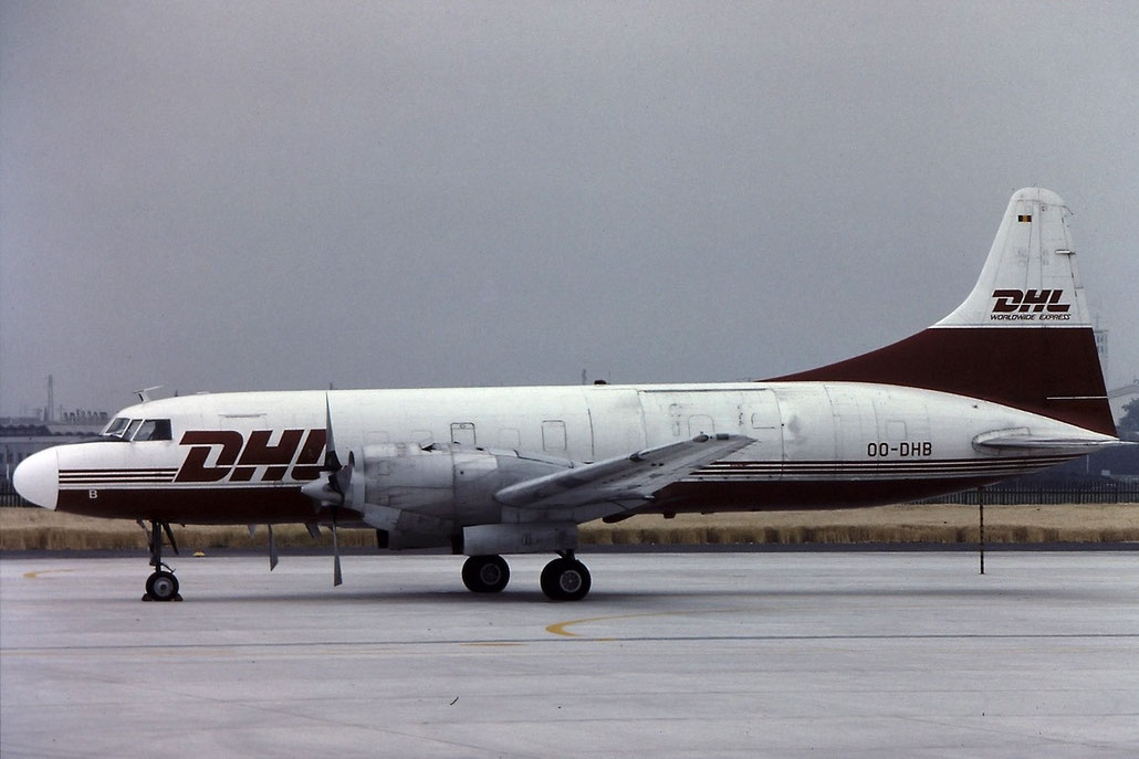 OO-DHB - DHL (European Air Transport - EAT) Convair 580 @ Aeroporto di Verona © Piti Spotter Club Verona