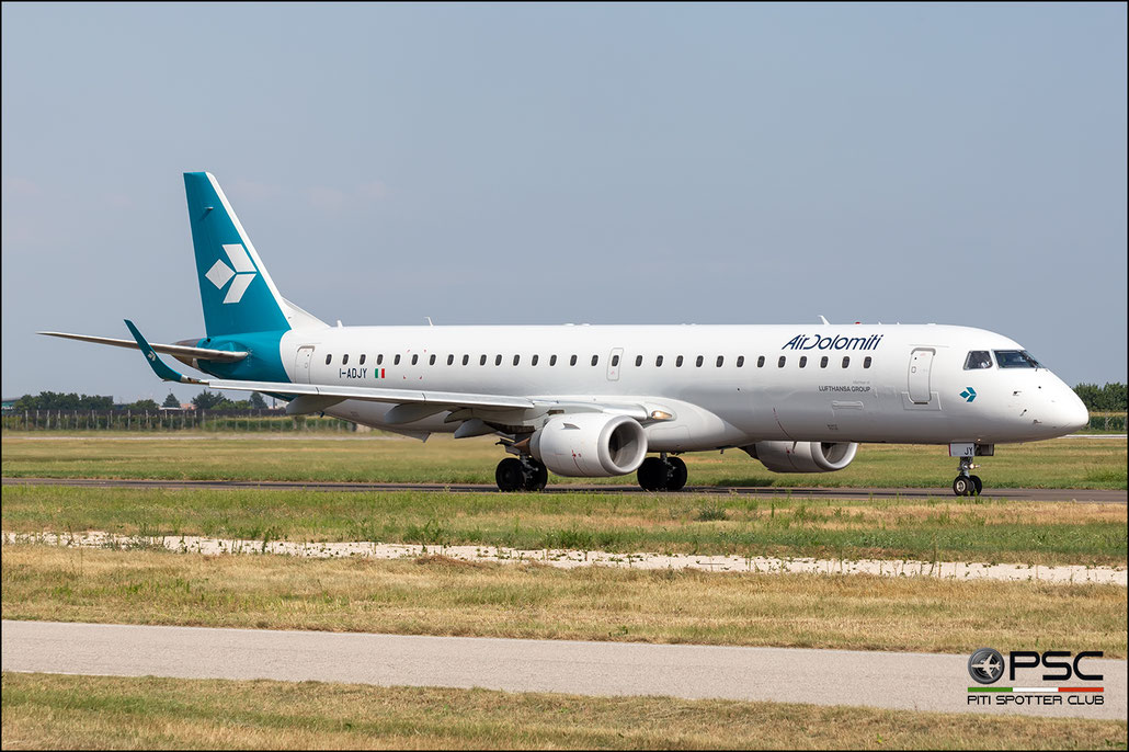 I-ADJT  ERJ195LR  19000606  Air Dolomiti  @ Aeroporto di Verona 08.2020  © Piti Spotter Club Verona