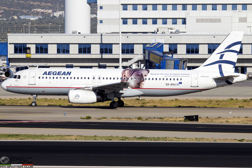 SX-DVU  A320-232  3753  Aegean Airlines @ Athens 2019 © Piti Spotter Club Verona 