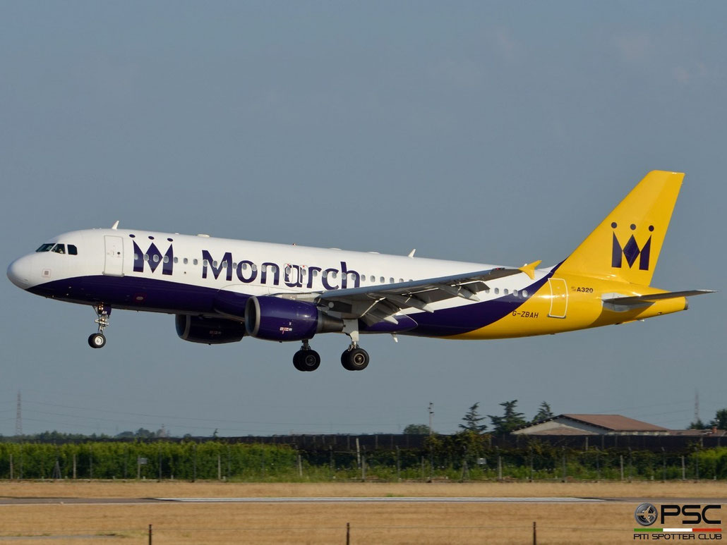 G-ZBAH A320-214 1413 Monarch Airlines @ Aeroporto di Verona © Piti Spotter Club Verona
