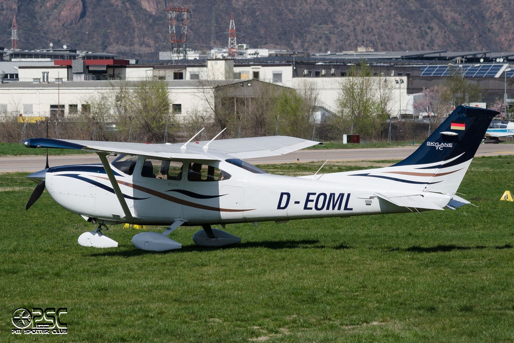 D-EOML Cessna T182T Turbo Skyline C182 @ Aeroporto di Bolzano © Piti Spotter Club Verona