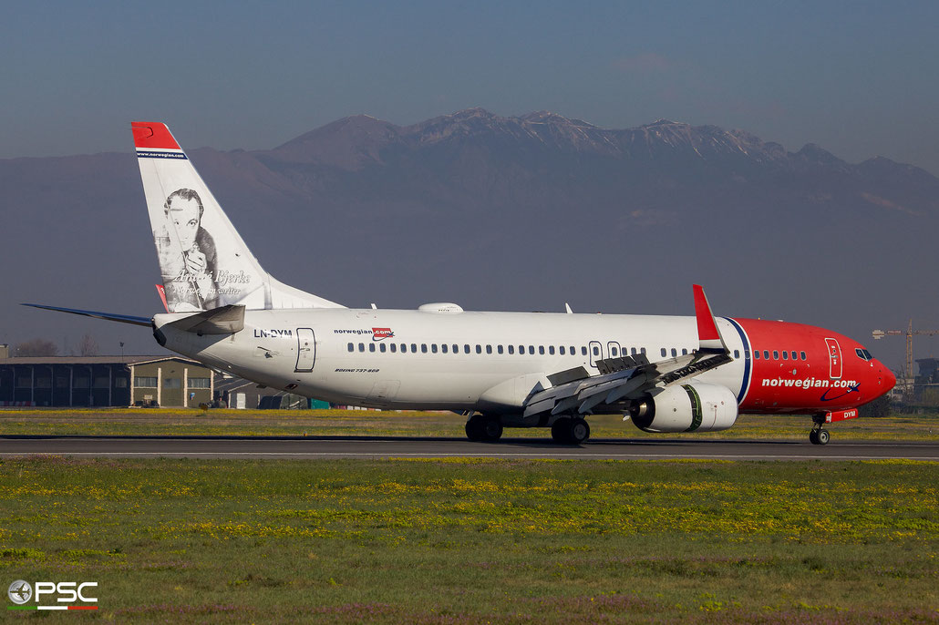 LN-DYM B737-8JP 39005/3572 Norwegian Air Shuttle AOC @ Aeroporto di Verona 03.2023  © Piti Spotter Club Verona