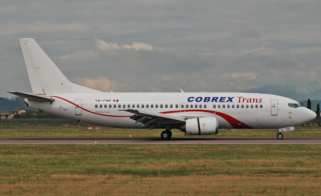 YR-CBK B737-382 25162/2241 Ellinair lsd from Cobrex Trans @ Aeroporto di Verona 01.09.2018  © Piti Spotter Club Verona