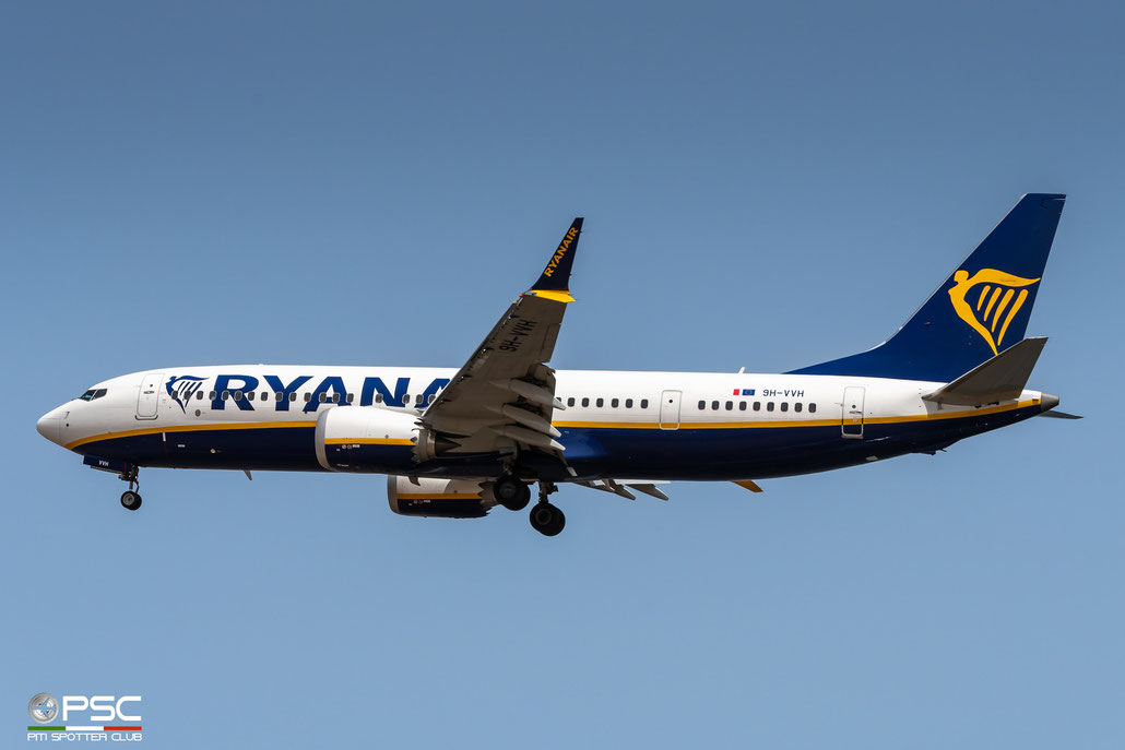 9H-VVH B737-8-200 62342/8479 Malta Air (Ryanair) @ Lanzarote 08.2023 © Piti Spotter Club Verona