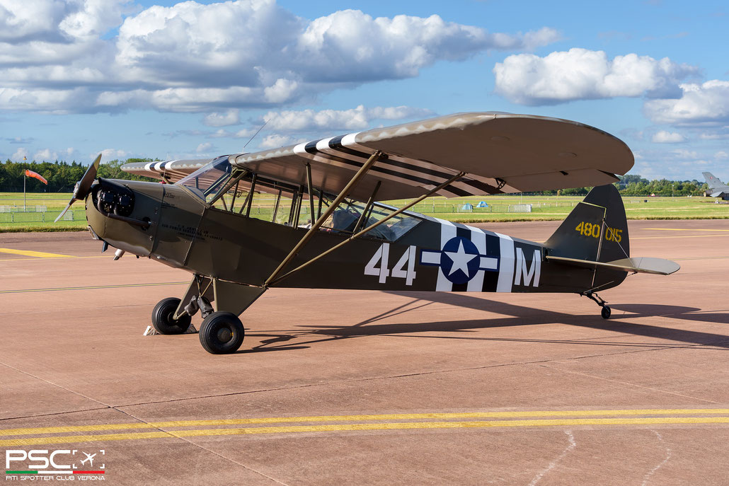 G-AKIB Piper J-3C-90 Cub · Serial #: 12311 @ RIAT 2024 © Piti Spotter Club Verona