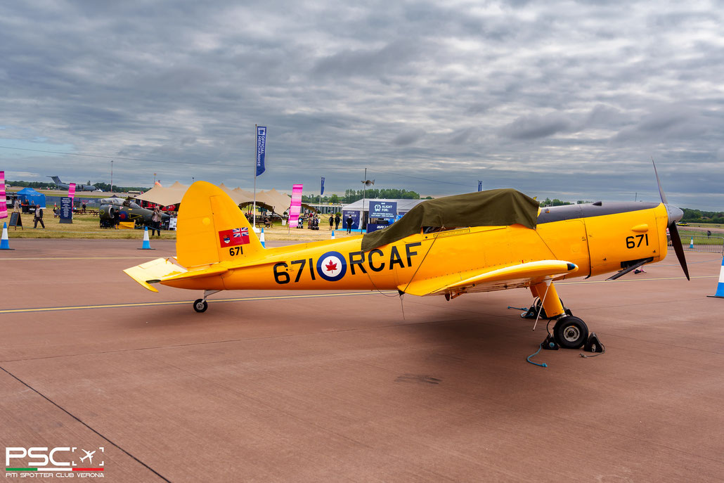 G-BNZC De Havilland Canada DHC-1 Chipmunk 22  @ RIAT 2024 © Piti Spotter Club Verona