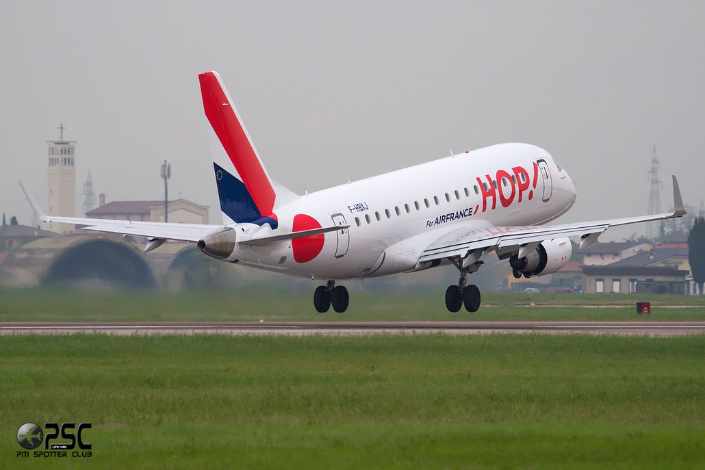 Embraer 170/175 - MSN 312 - F-HBXJ (Hop! livery) @ Aeroporto di Verona © Piti Spotter Club Verona