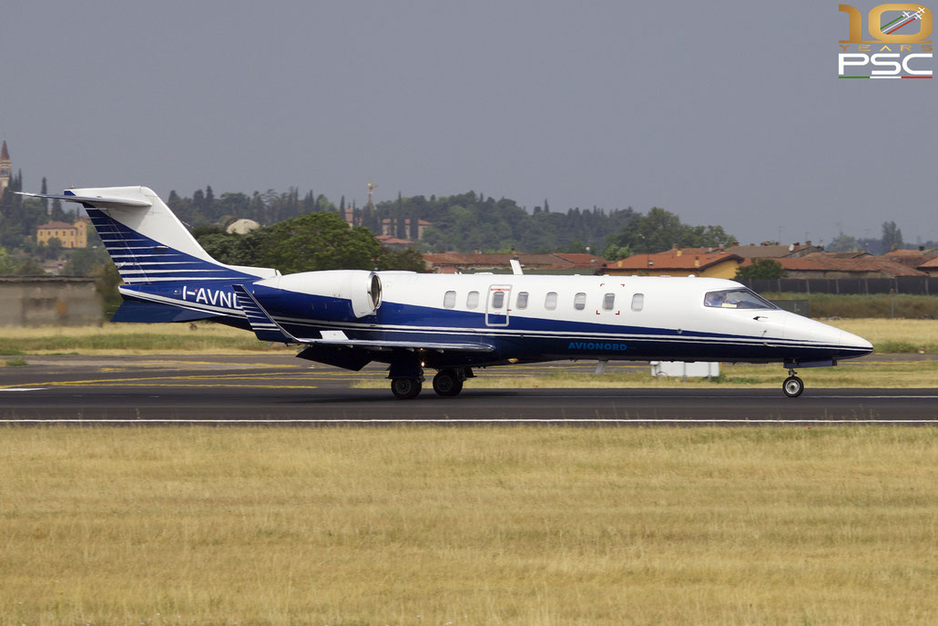 I-AVND  Learjet 45  45-064  Avionord SpA  @ Aeroporto di Verona  05 2022 © Piti Spotter Club Verona