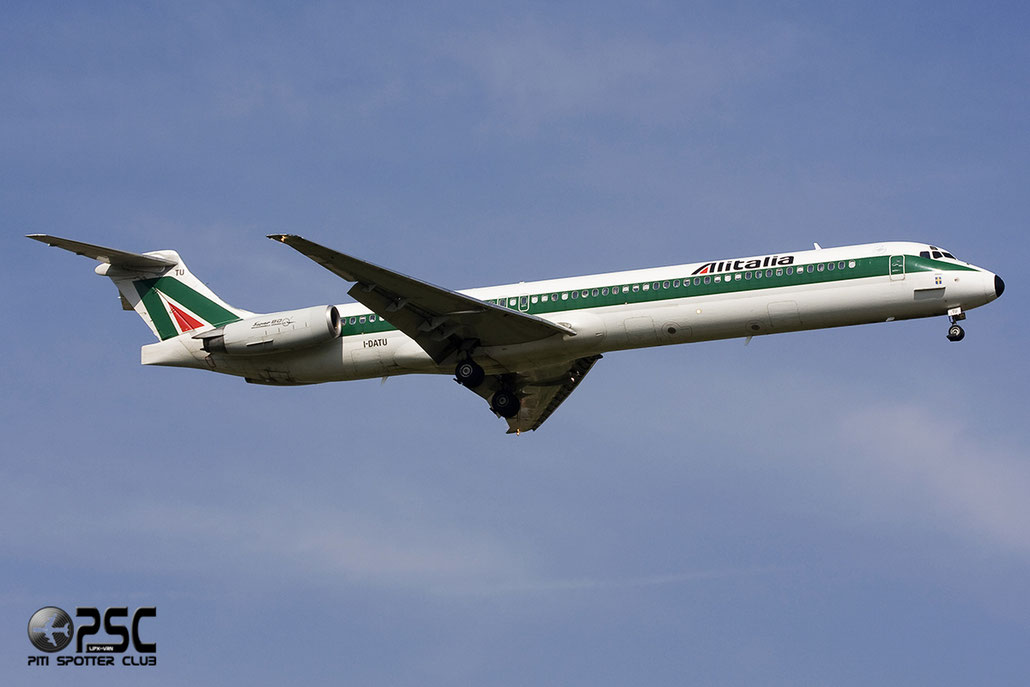 I-DATU McDonnell Douglas MD-82 53220 2073 JT8D-217C Alitalia  1993  @ Verona Villafranca 09 2008 © Piti Spotter Club Verona