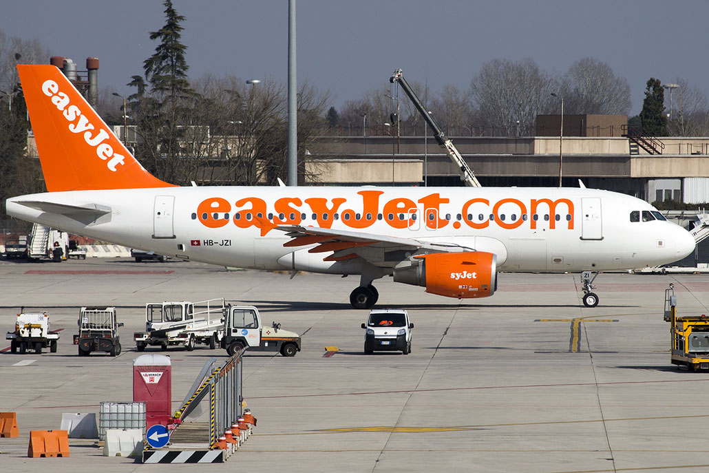 HB-JZI A319-111 2245 EasyJet Switzerland @ Venezia Airport 27.02.2015 © Piti Spotter Club Verona