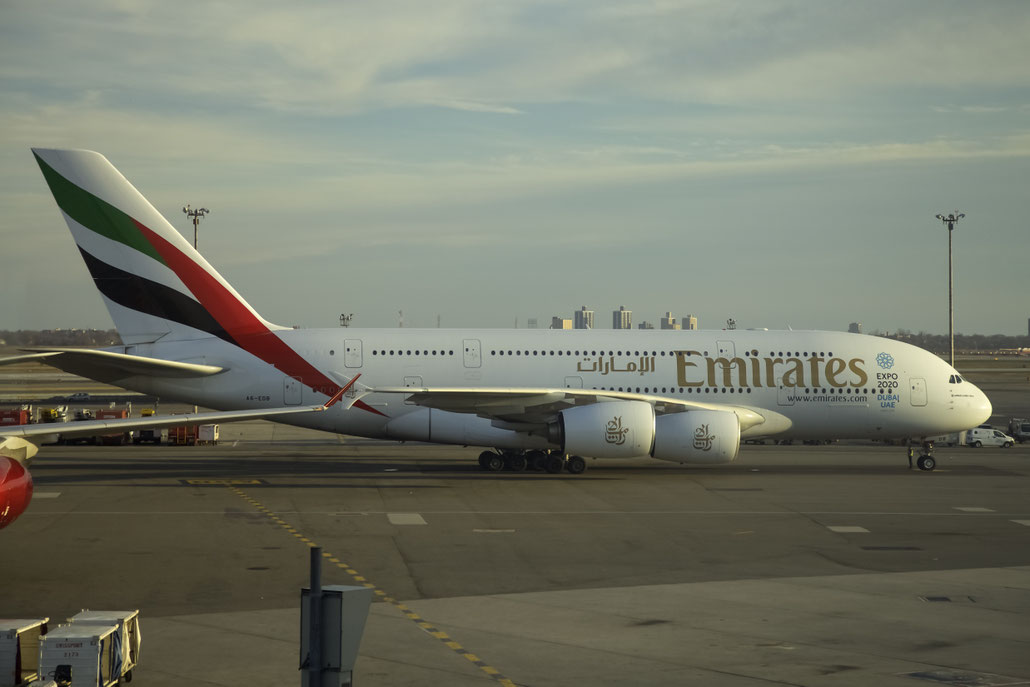 A6-EDB A380-861 13 Emirates @ New York JFK Airport 19.02.2017 © Piti Spotter Club Verona