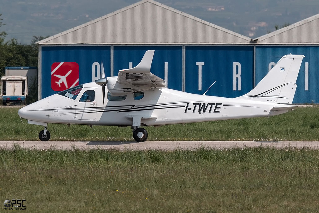 I-TWTE Tecnam P-2006T @ Aeroporto Verona Boscomantico © Piti Spotter Club Verona