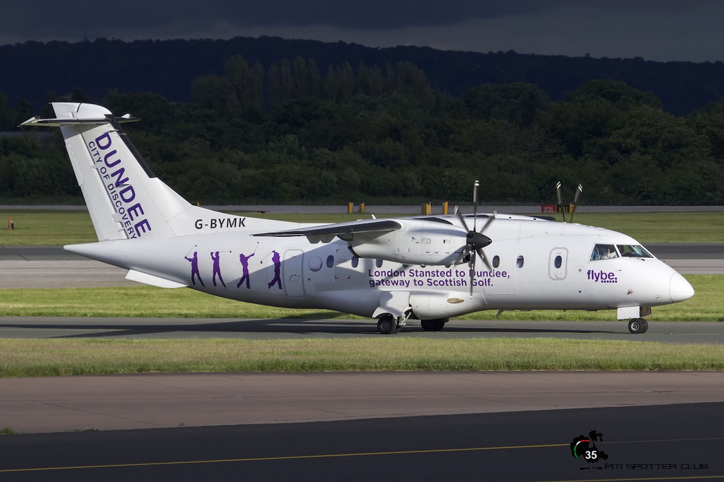 G-BYMK Do328-110 3062 Loganair  opf Flybe @ Manchester Airport 21.06.2015  © Piti Spotter Club Verona