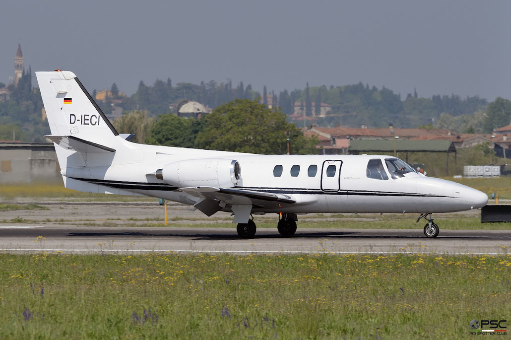 D-IECI Cessna 500/501 @ Aeroporto di Verona 22.04.2017 © Piti Spotter Club Verona