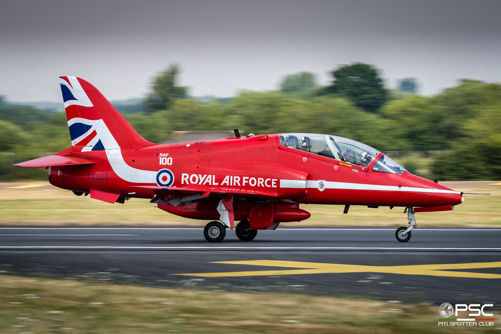 XX325   Hawk T1  312150/169  Red Arrows © Piti Spotter Club Verona 