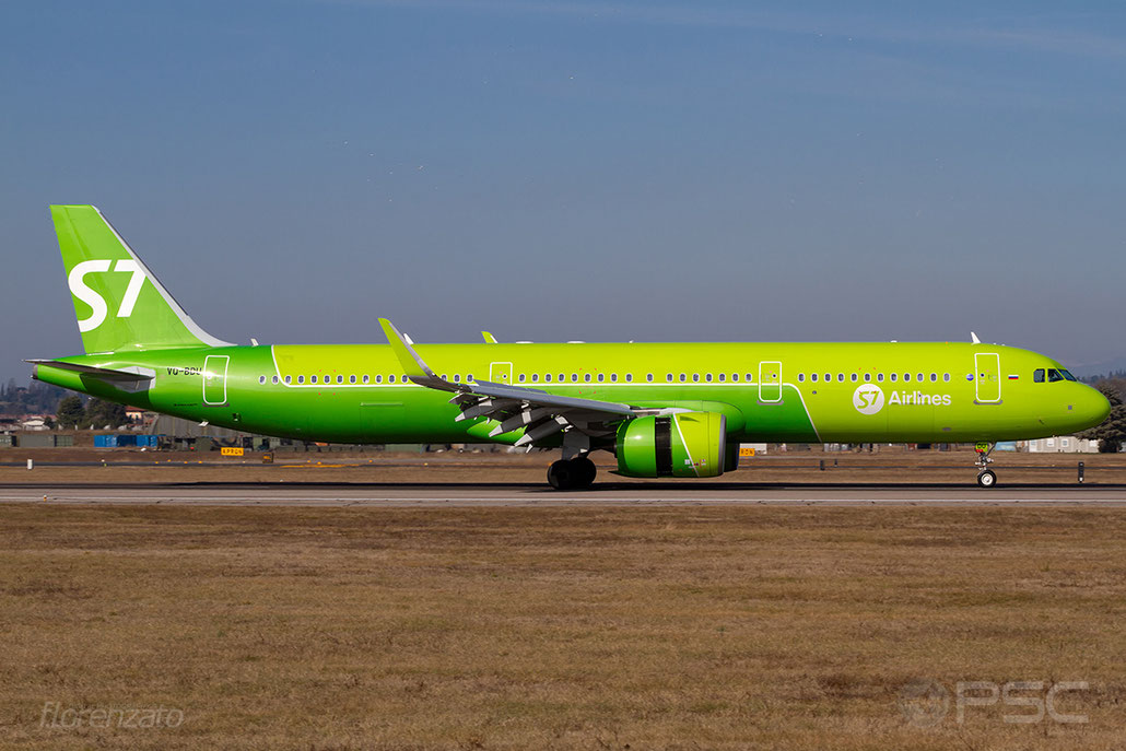 VQ-BDU A321-271N 8088 S7 Airlines @ Aeroporto di Verona 16.02.2019  © Piti Spotter Club Verona