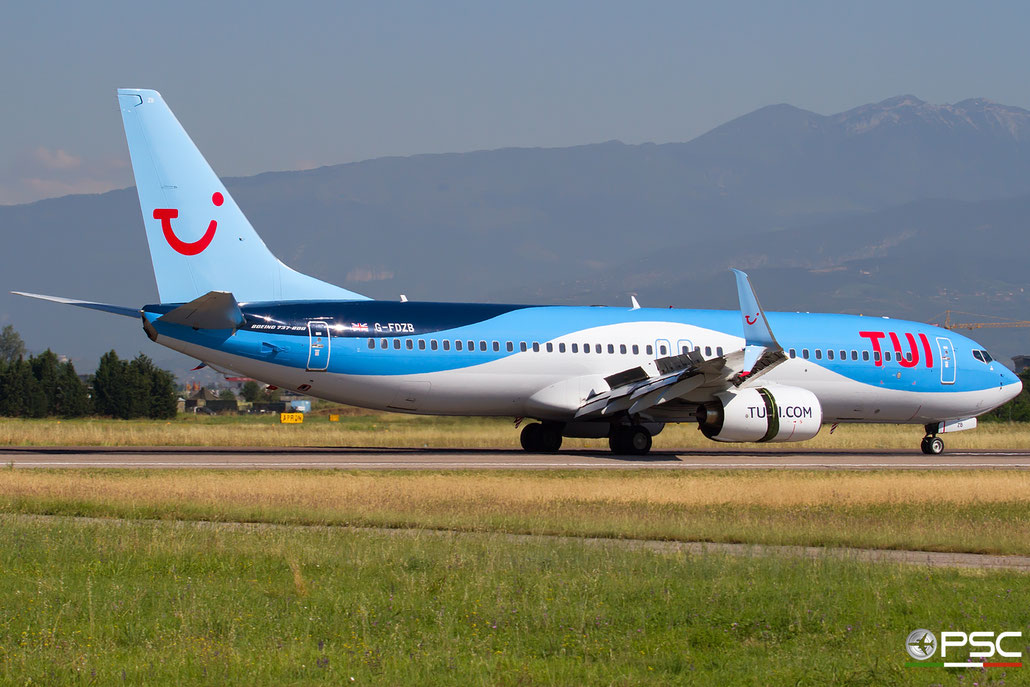 G-FDZB B737-8K5 35131/2242 TUI Airways @ Aeroporto di Verona 30.06.2018  © Piti Spotter Club Verona