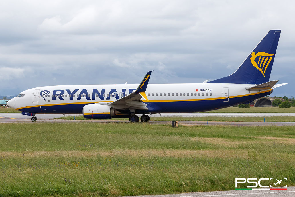 9H-QDV Boeing 737-800 44771 6281 cfm56-7B  Malta Air>Ryanair 2017 @ Aeroporto di Verona 07 2025 © Piti Spotter Club Verona