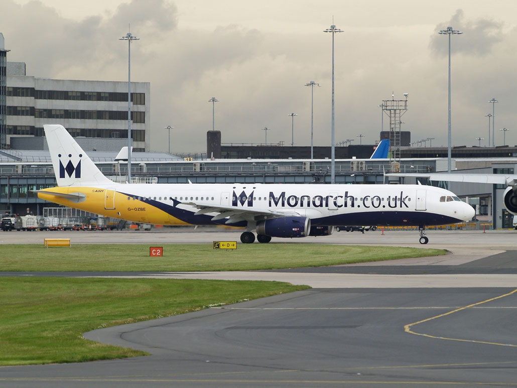 G-OZBE A321-231 1707 Monarch Airlines @ Manchester Airport 20.07.2012 © Piti Spotter Club Verona